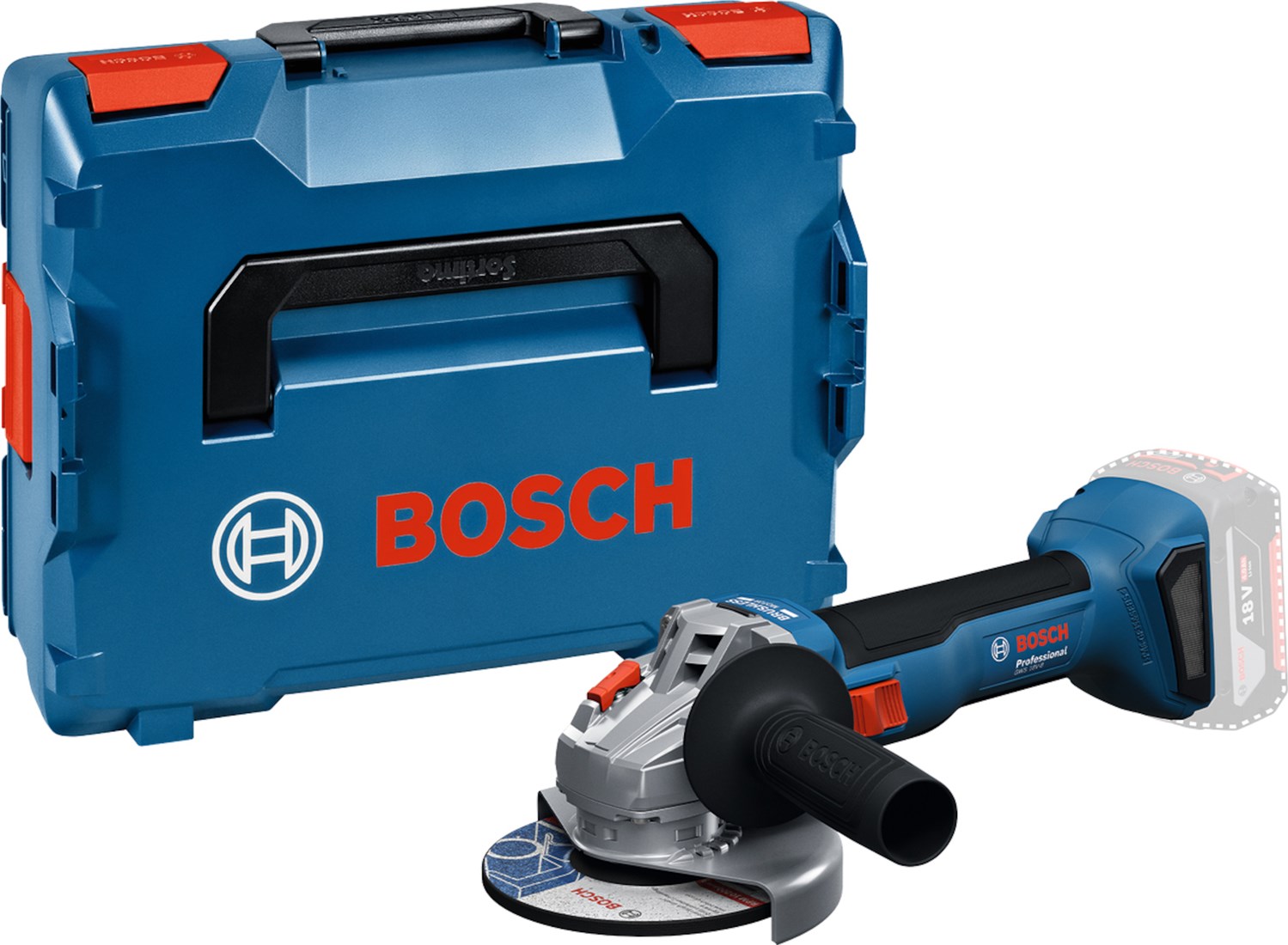 Bosch Professional GWS 18V-8 Haakse Accuslijper 125 mm – 06019N9001